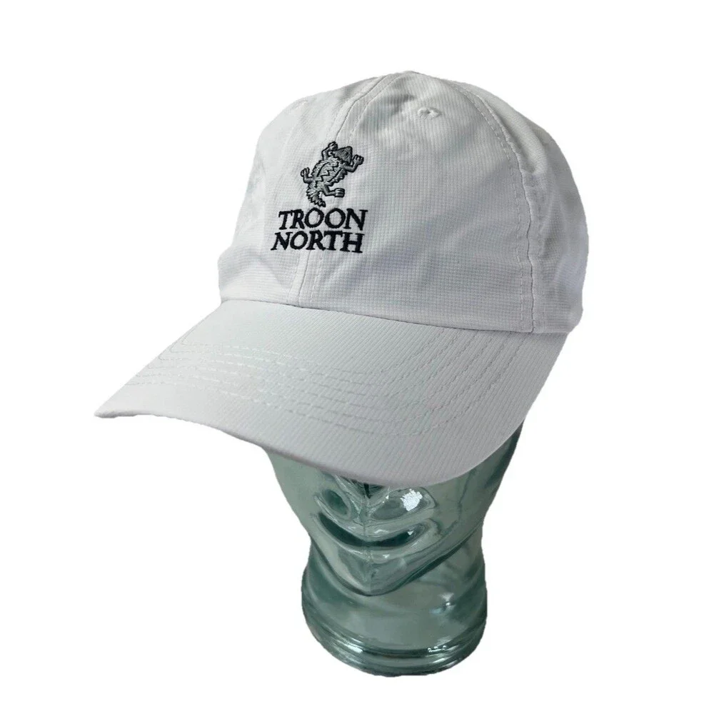 Troon North Scottsdale Arizona Destination Golf Course White Baseball Hat Cap